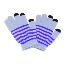 Mode gedruckte Acryl gestrickte Touchscreen Winter Magic Handschuhe